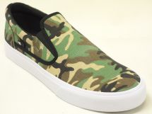 DCシューズ SLIP-ON TX DM211014-BKW　ADYS300663迷彩/ホワイト