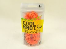 結ばない靴ひも COOLKNOT　クールノット HA75A NVネオンオレンジ