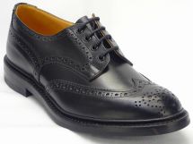 トリッカーズ Tricker's 5633-506 BOURTON ACORN ANTIQUEブラック