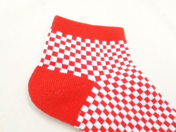 HALISON スニーカーソックス チェック 11450-VZ BU/WH