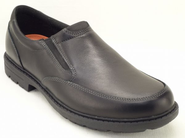 織り柄チェック 【メンズ 革靴 26】ROCKPORT TOUGH BUCKS SLIP ON