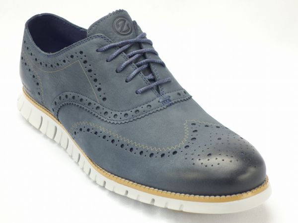 コールハーン ZEROGRAND WINGTIP OXFORD C33675 BU-N