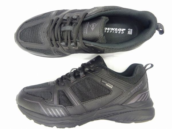 タンタン DUNLOP REFINED ダンロップ スニーカー メンズ 靴 黒 ブラック カーキ