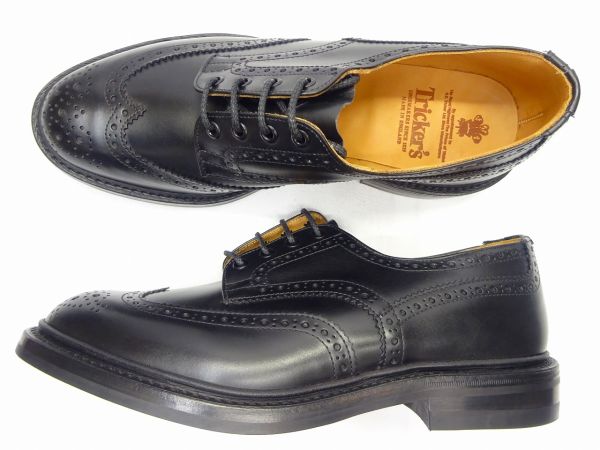 トリッカーズ Tricker's 5633-38 BOURTON BLACK CALF DERBY