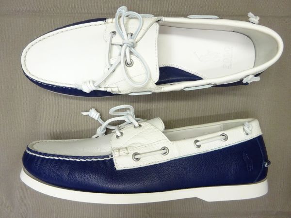 POLO RALPH LAUREN MERTON RB01【Dワイズ】 WH/NV