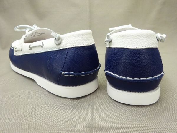 POLO RALPH LAUREN MERTON RB01【Dワイズ】 WH/NV