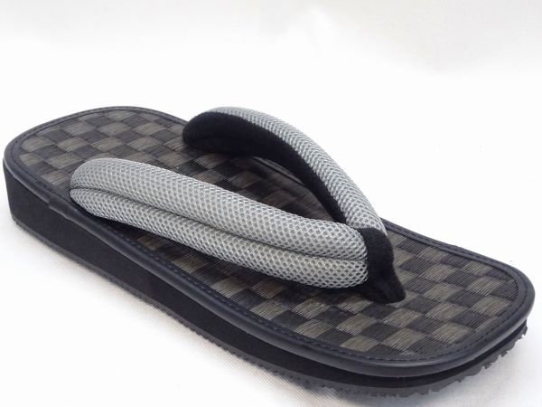 信貴 雪駄 黒アメ底 STK1 3L(9寸5分)