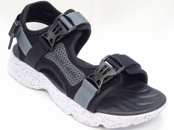 スケッチャーズ STAMINA SANDAL-STREAMER 237396-BKGY