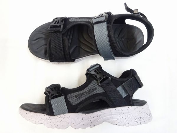スケッチャーズ STAMINA SANDAL-STREAMER 237396-BKGY
