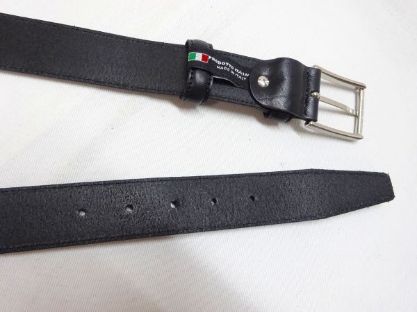 BELTベルト CINTURIFICIO LBN 80901-SQ BL 134cm(サイズ調整可能)