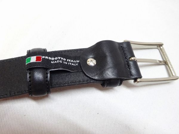 BELTベルト CINTURIFICIO LBN 80901-SQ BL 134cm(サイズ調整可能)