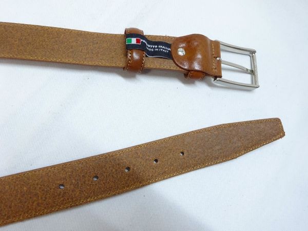 BELTベルト CINTURIFICIO LBN 80901-SQ BR 134cm(サイズ調整可能)