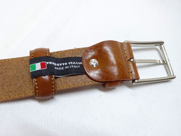 BELTベルト CINTURIFICIO LBN 80901-SQ BR 134cm(サイズ調整可能)