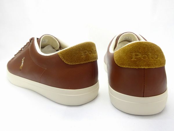 POLO-RALPH LAUREN LONGWOOD-SK-VLC CL TAN 【Dワイズ】 816879935001