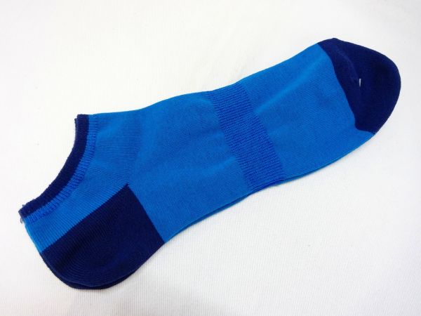 どでかいサイズの靴下 切り替え 3032-012 BU/DBU 上島産業