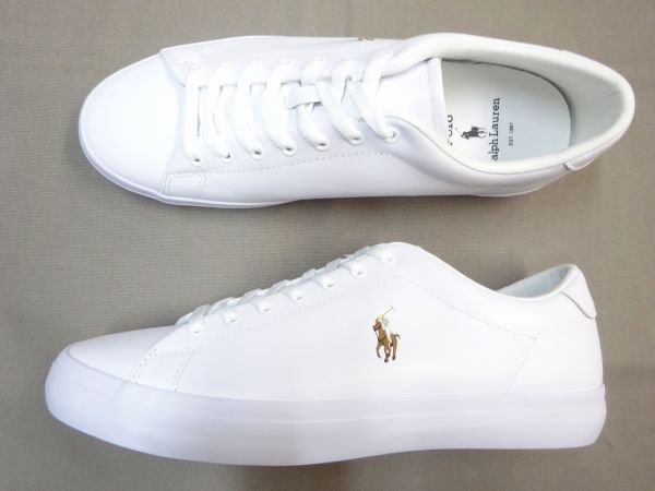 POLO-RALPH LAUREN LONGWOOD-SK-VLC WH 【Dワイズ】 816785025004