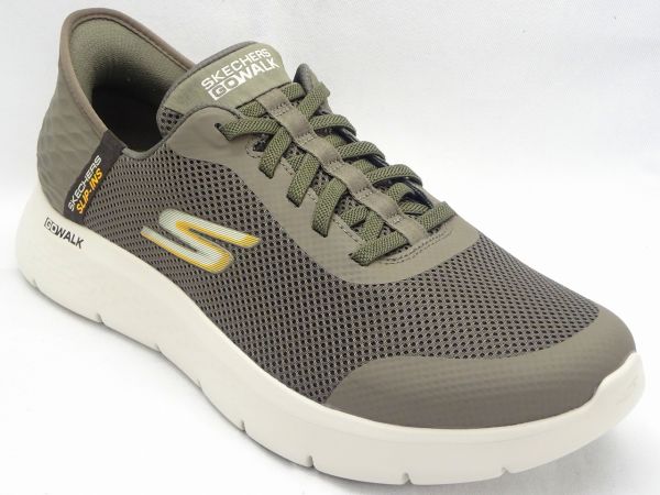 スケッチャーズ GO WALK FLEX HANDS UP【エクストラワイド幅】 216324WW-BRN