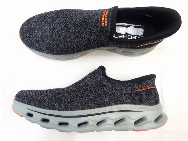 スケッチャーズ GO WALK GLIDE-STEP 2.0-CALEB 216665-BKGY