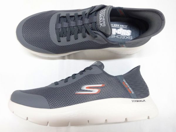 スケッチャーズ GO WALK FLEX HANDS UP【エクストラワイド幅】216324WW-BRN