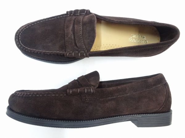 G.H.BASS WEEJUN LARSON SUEDE 11713D CH-S