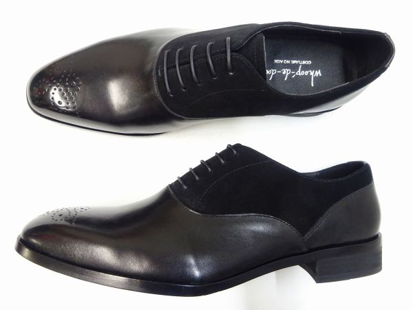 whoop-de-doo フープディドゥ コンビネーションドレスシューズ 25412701 BL