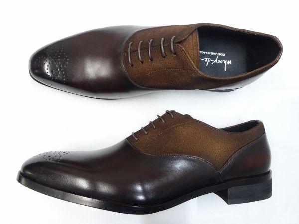 whoop-de-doo フープディドゥ コンビネーションドレスシューズ 25412701 BR