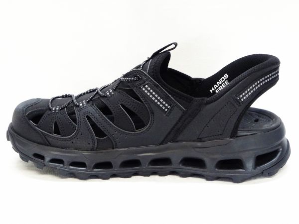 スケッチャーズ GLIDE-STEP TRAIL SANDAL 237473-BBK