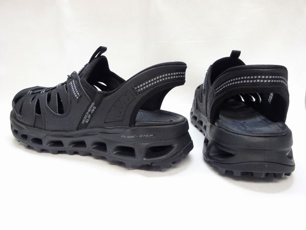 スケッチャーズ GLIDE-STEP TRAIL SANDAL 237473-BBK