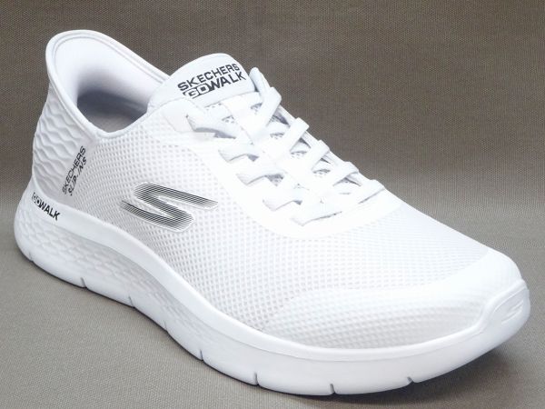 スケッチャーズ GO WALK FLEX HANDS UP【エクストラワイド幅】216324WW-WHT