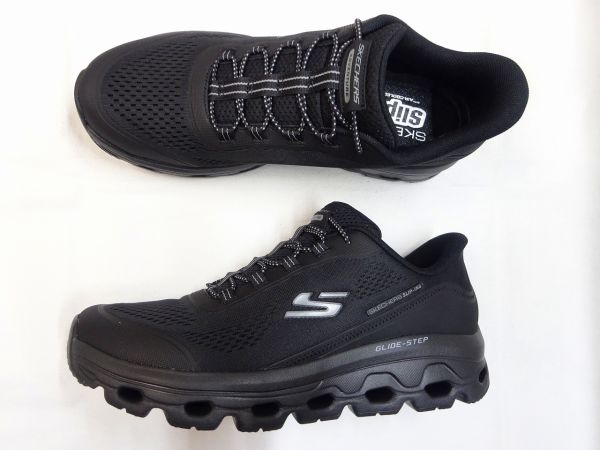 スケッチャーズ GLIDE-STEP SOLE GLOVER PEAK 237812-BBK
